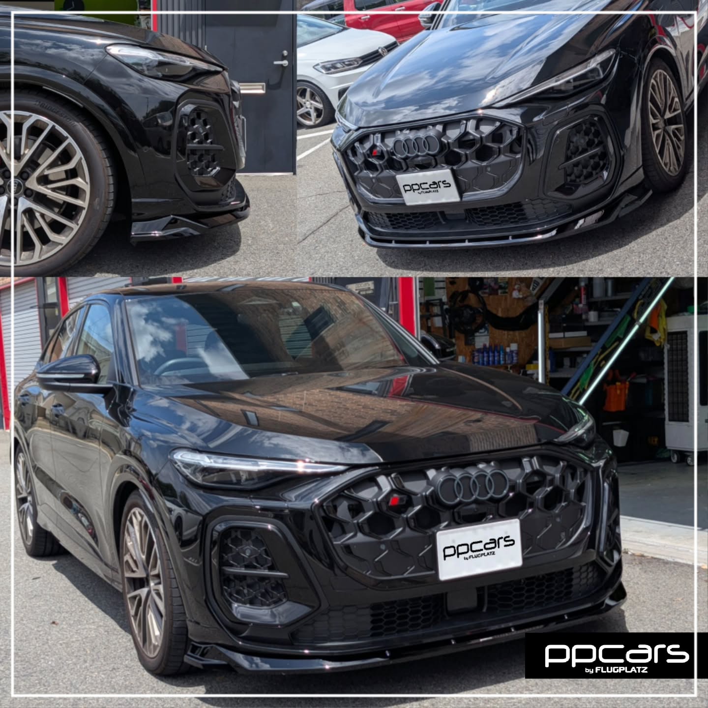 Audi SQ5(GU) Sportback x Maxton-Designフロントスポイラー (フォトギャラリー)