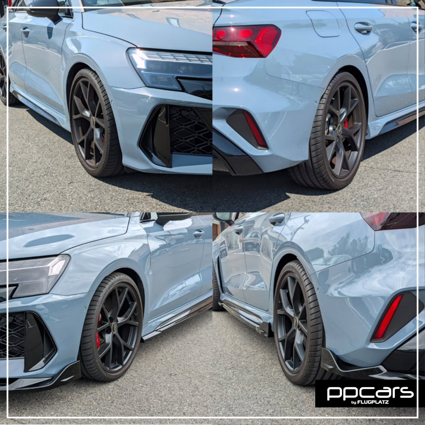 Audi RS3(8Y) Sedan x ホイールスペーサー,低ダストブレーキパッド (フォトギャラリー)