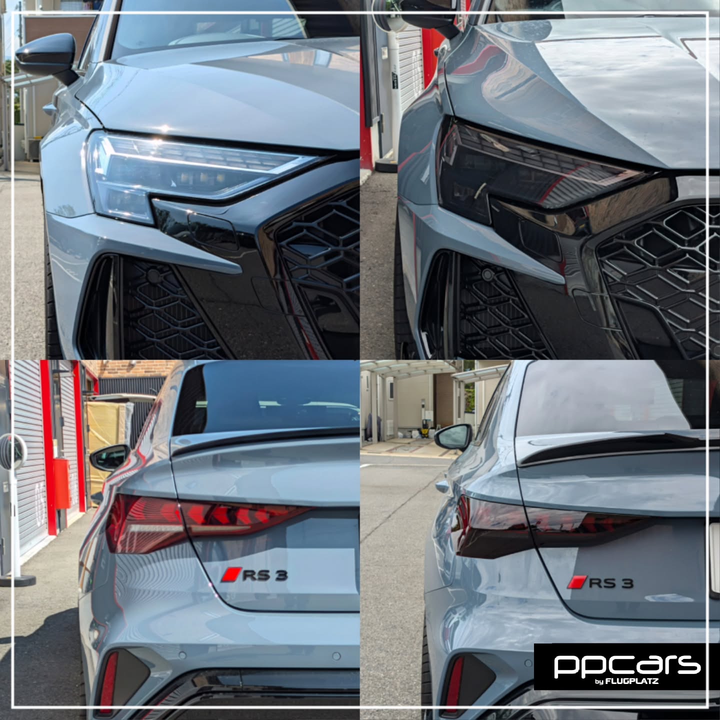 Audi RS3(8Y) Sedan x ライトプロテクションフィルム (フォトギャラリー)