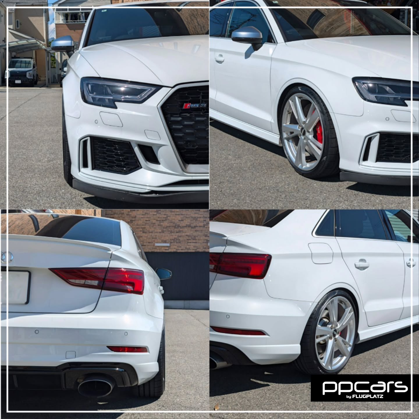 Audi RS3(8V) Sedan x 低ダストブレーキパッド,ホイールスペーサー (フォトギャラリー)